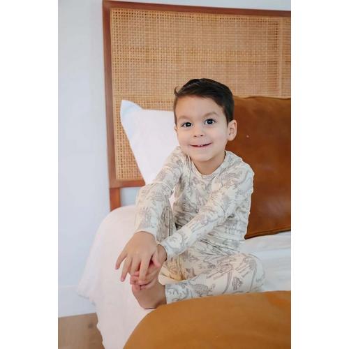 Toddler Copper Pearl Long Sleeve Pajama Set - Primary Image