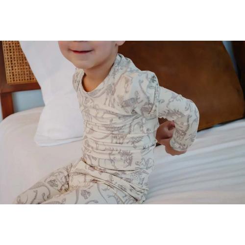 Toddler Copper Pearl Long Sleeve Pajama Set - Primary Image