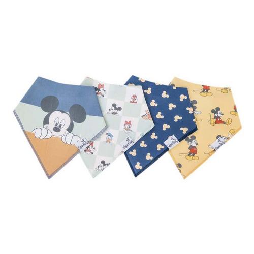 Baby Copper Pearl 4 Pack Bandana Bib Set - Primary Image