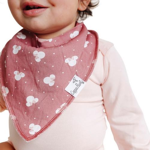 Baby Copper Pearl 4 Pack Bandana Bib Set - Primary Image