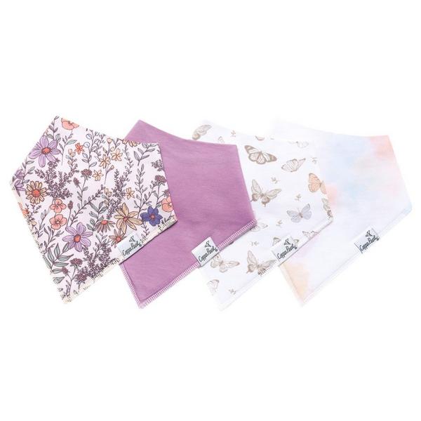 Girls Copper Pearl 4 Pack Bandana baby-bibs-and-burp-cloths