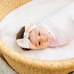 Baby Girls' Copper Pearl Knit Bow Headband - Thumbnail 3 of 3