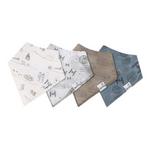 Baby Copper Pearl 4 Pack Bandana Bib Set - Thumbnail 1 of 2