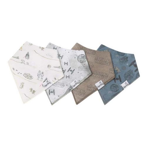 Baby Copper Pearl 4 Pack Bandana Bib Set - Primary Image