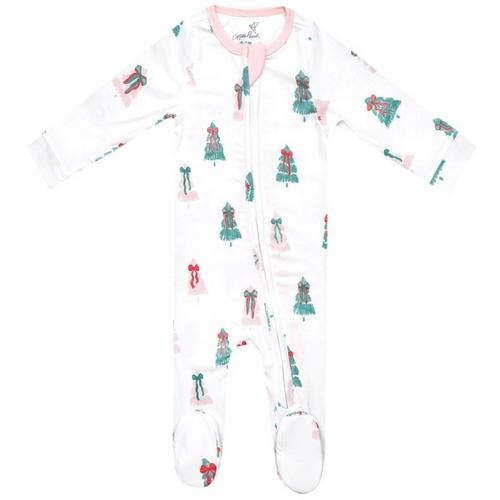 Baby Copper Pearl Natalie Zip-up 18-24m Footie Pajamas - Primary Image