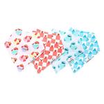 Baby Copper Pearl 4 Pack Bandana Bib Set - Thumbnail 1 of 4