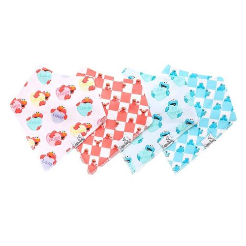 Baby Copper Pearl 4 Pack Bandana Bib Set - Primary Image