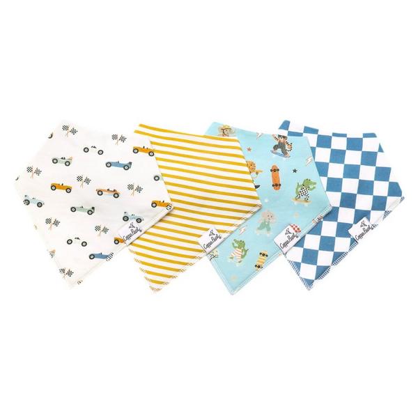 Boys Copper Pearl 4 Pack Bandana baby-bibs-and-burp-cloths