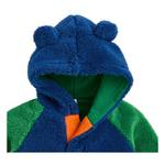 Baby Magnetic Me Sherpa Cb Raglan Henley Magnetic Hooded 1/4 Snap Fleece Pullover - Thumbnail 2 of 3