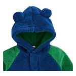 Baby Magnetic Me Sherpa Cb Raglan Henley Magnetic Hooded 1/4 Snap Fleece Pullover - Thumbnail 3 of 3