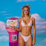 Women's Kulani Kinis Twin Strap Bralette Swim Bikini Top - Thumbnail 2 of 3