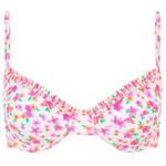 Women's Kulani Kinis Double Ruffle Underwire Swim Bikini Top - Thumbnail 1 of 3