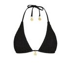 Women's Kulani Kinis Shirred Triangle Swim Bikini Top - Thumbnail 1 of 3