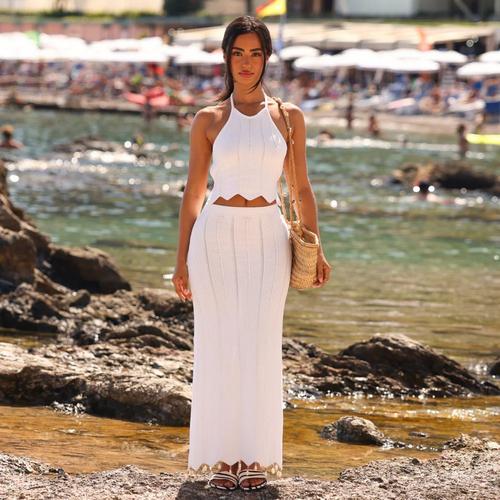 Women's Kulani Kinis Chevron Knit Midi Swim Bottoms - Primary Image