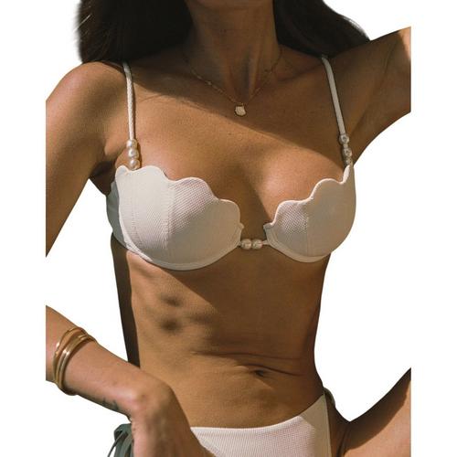 Women's L SPACE Sunrise Shell Swim Bikini Top - Primary Image
