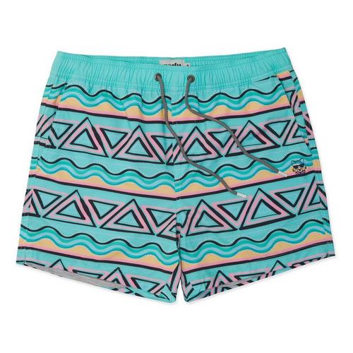 Men's Party Pants Fiesta Stripe Swim Trunks - Primary Image