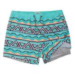 Men's Party Pants Fiesta Stripe Swim Trunks - Thumbnail 2 of 3