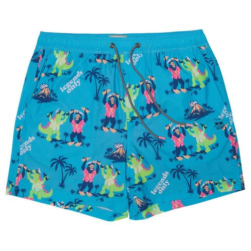 Men's Party Pants Bussin' Happy Hour Swim Trunks - Primary Image