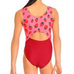 Girls' Destira Strawberry Fields Leotard - Thumbnail 2 of 2