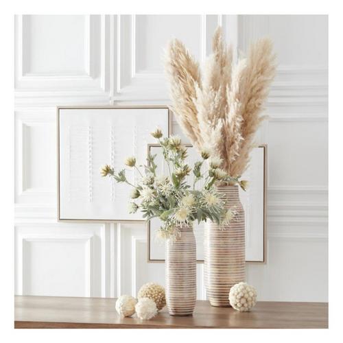 K&K Interiors 3.75in Cream Filler Ball (Styles May Vary) - Primary Image