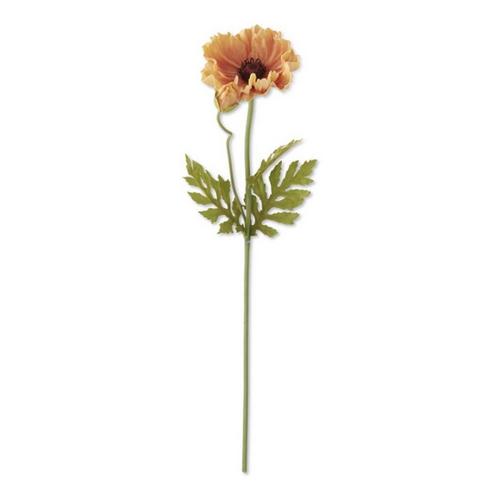 K&K Interiors 25.5in Real Touch Poppy Stem - Primary Image