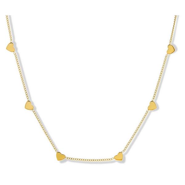 Marlyn Schiff String of Hearts Necklace