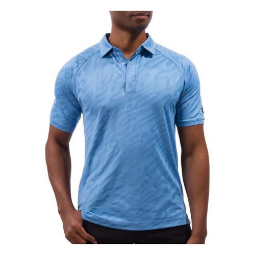 Men's Waggle Golf WeaveLight Jacquard Polo - Primary Image