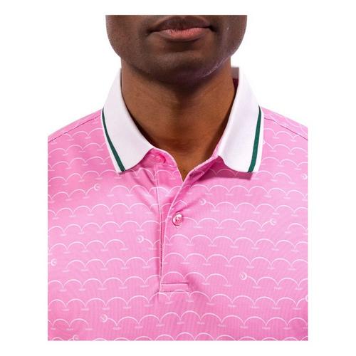 Men's Waggle Golf Azalea Collection Polo - Primary Image