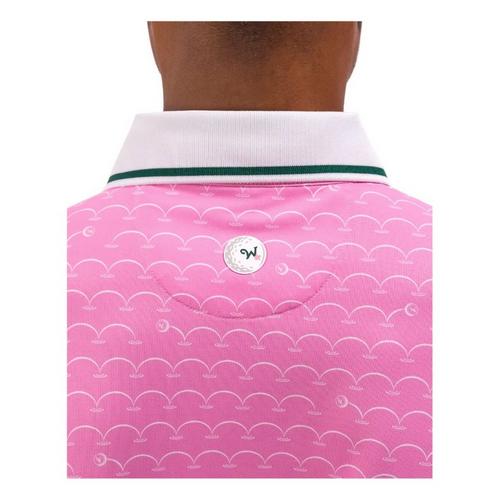 Men's Waggle Golf Azalea Collection Polo - Primary Image