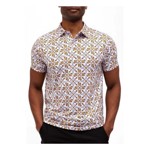 Men's Waggle Golf Provisions Print Polo - Primary Image