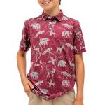 Kids' Waggle Golf Wild Side Polo - Thumbnail 1 of 3