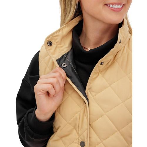 Women's Waggle Golf Crosscut Quilted Vest - Primary Image