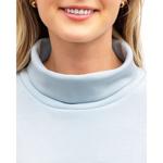 Women's Waggle Golf Plume Long Sleeve Mock Neck Oversized Shirt - Thumbnail 3 of 4