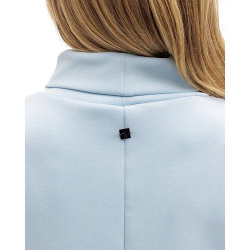 Women's Waggle Golf Plume Long Sleeve Mock Neck Oversized Shirt - Primary Image