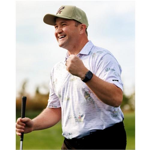 Men's Waggle Golf Tight Lines Polo - Primary Image