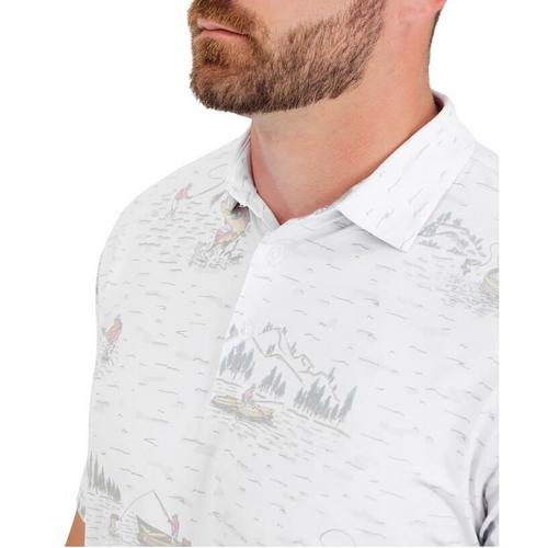 Men's Waggle Golf Tight Lines Polo - Primary Image