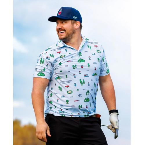 Men's Waggle Golf Gamer Polo - Primary Image