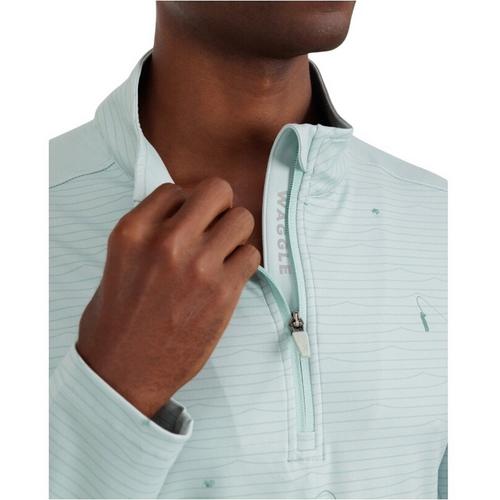 Men's Waggle Golf Upstream Long Sleeve 1/4 Zip - Primary Image