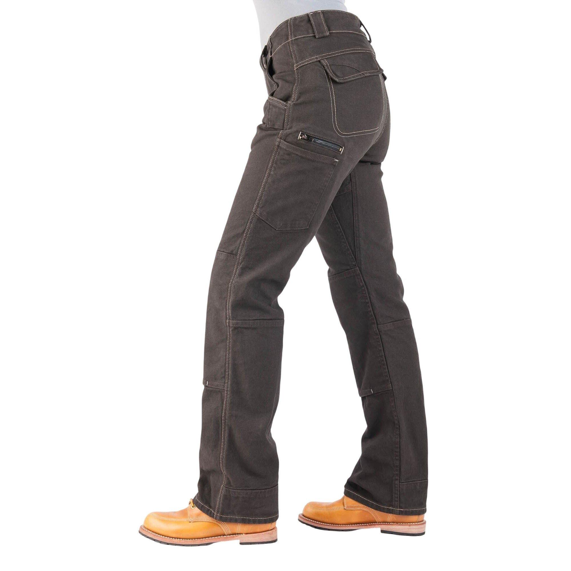 Women's Day Construct Utility Pant, 10, Dark Brown Canvas, 99% cotton, 1% spandex