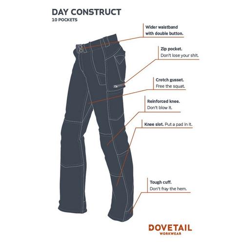 Women's Dovetail Workwear Day Construct Canvas Utility Work Pants - Primary Image
