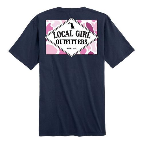 Women's Local Girl Outfitters Founder's Flag Pink Localflage T-Shirt - Primary Image