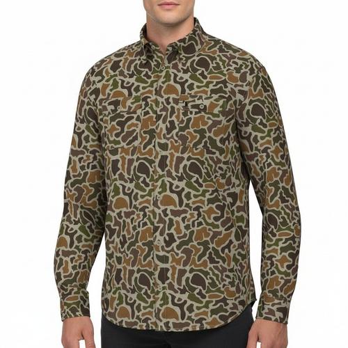 Men's Local Boy Outfitters Camo Long Sleeve Button Up Shirt - Primary Image