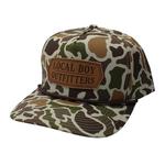 Men's Local Boy Outfitters Leather Crest Perforated Rope Snapback Hat - Thumbnail 1 of 2