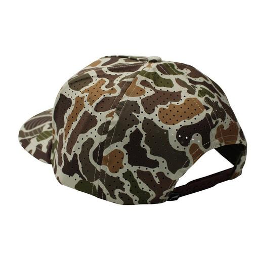 Men's Local Boy Outfitters Leather Crest Perforated Rope Snapback Hat - Primary Image