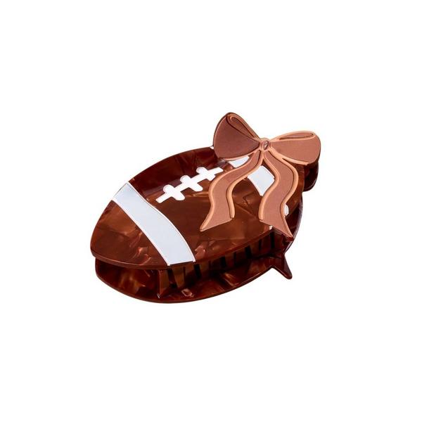 Darling Effect Fab Football Shape Up Claw Clip Hair Clip