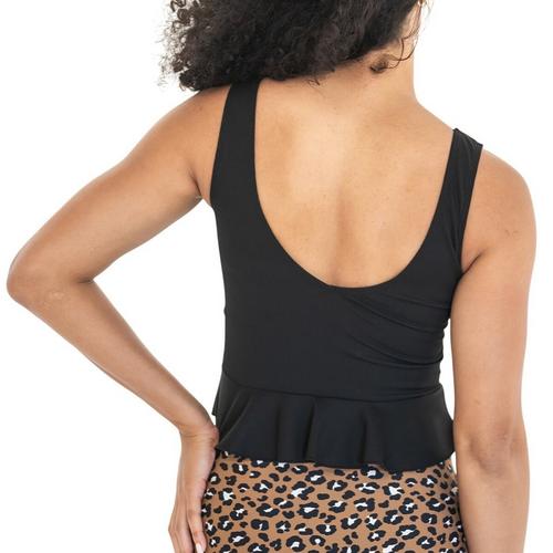 Women's Janela Bay V Neck Peplum Swim Tankini - Primary Image