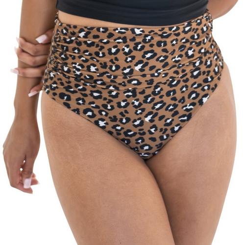 Women's Janela Bay Rouched High Cut Swim Bottoms - Primary Image