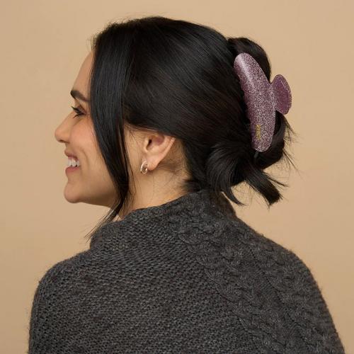 Kitsch Pink Glitter Hair Claw - Primary Image