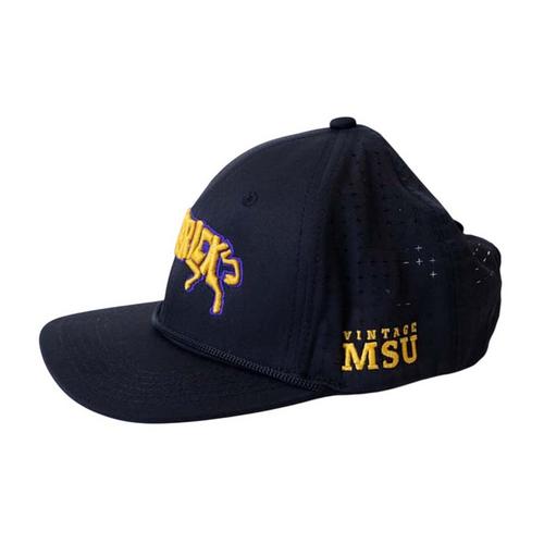 UNRL Minnesota State Mavericks Vintage Mid Pro Adjustable Hat - Primary Image