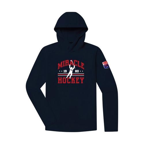 Men's UNRL x 1980 Miracle Ultra Long Sleeve Hooded Shirt - Primary Image